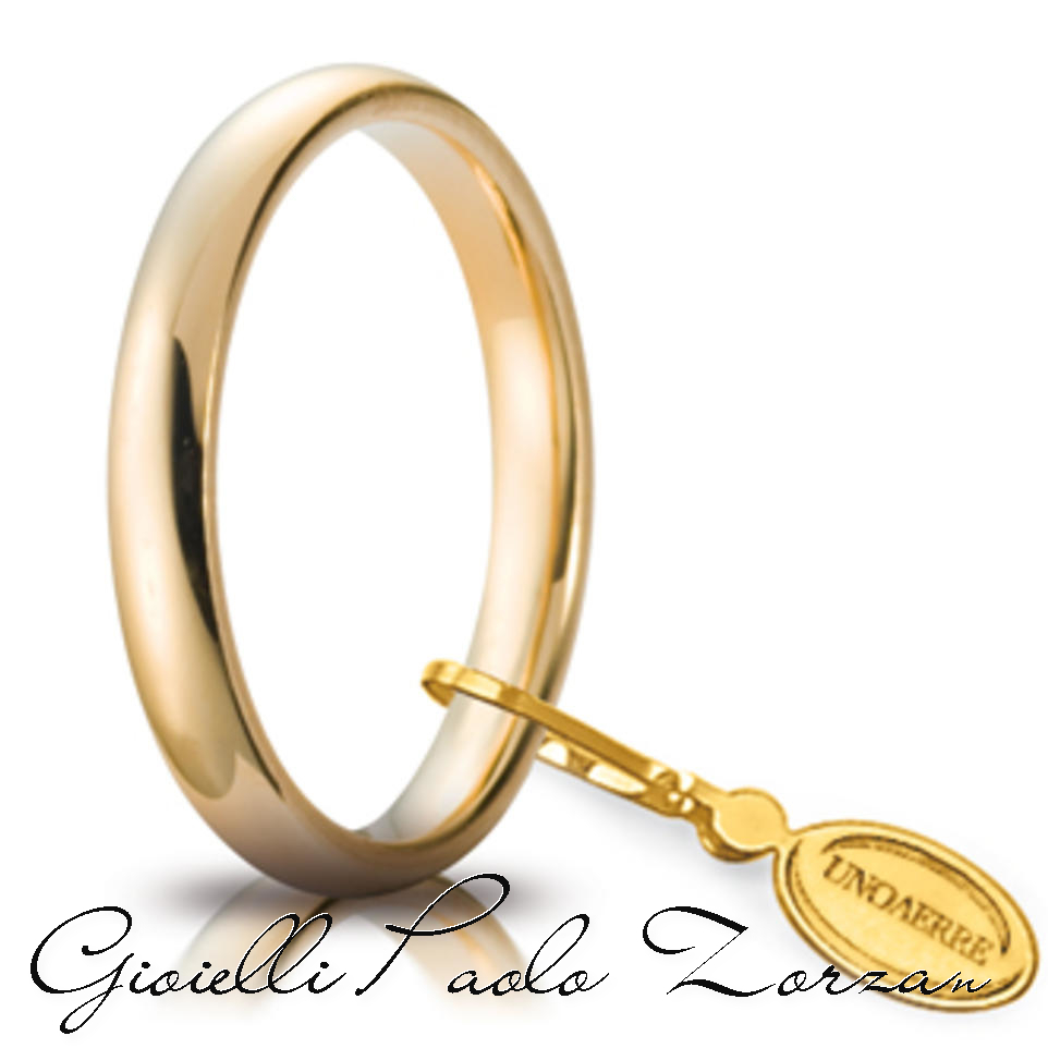 Fede Matrimoniale Unoaerre Comoda 3 Mm. Oro Giallo Mod. 30afc1og Fedi Comode Fede Matrimoniale Unoaerre Comoda 3 Mm. Oro Giallo Mod. 30afc1og Fedi Comode