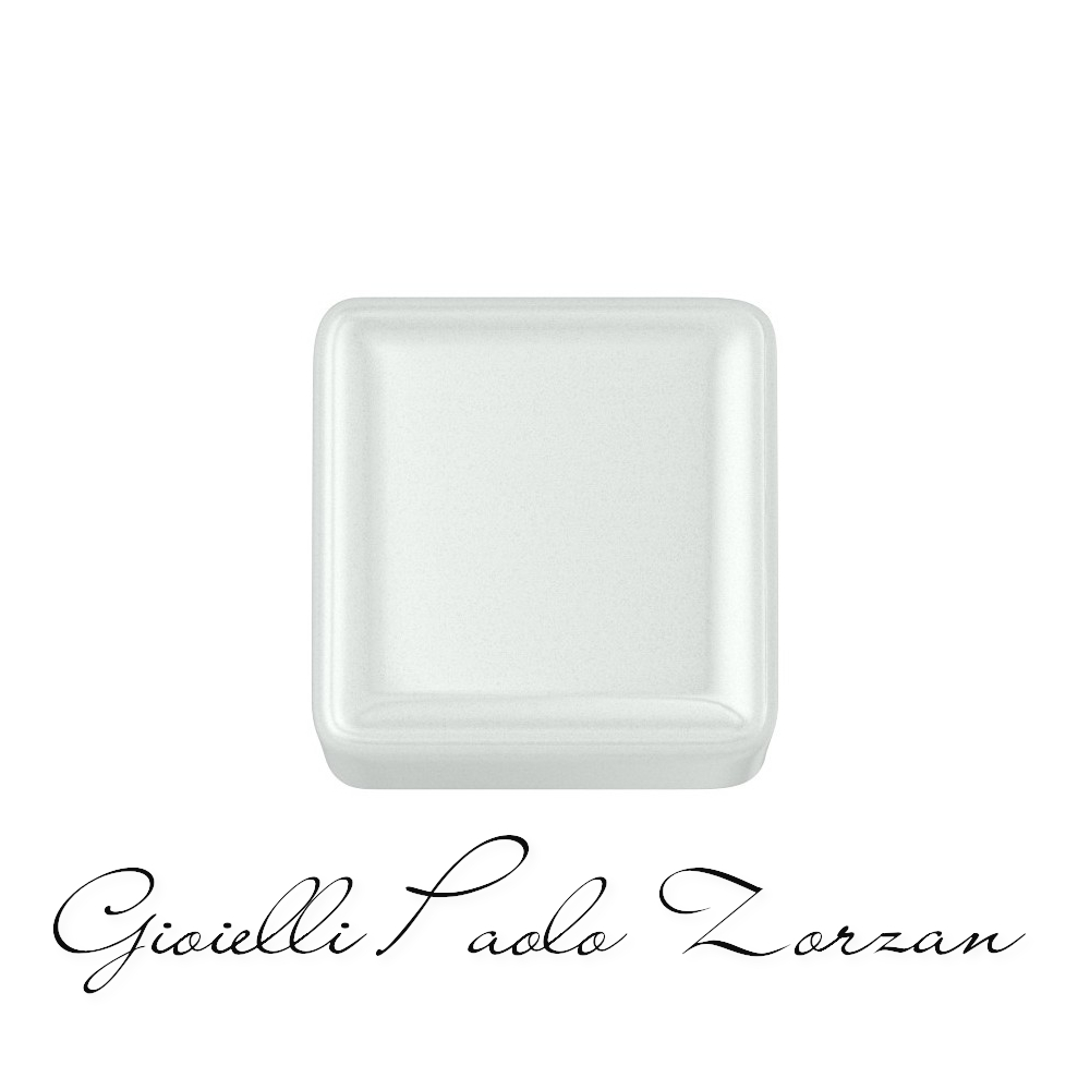 Cubo in ceramica bianca Elements DonnaOro Ref. DCHF3321