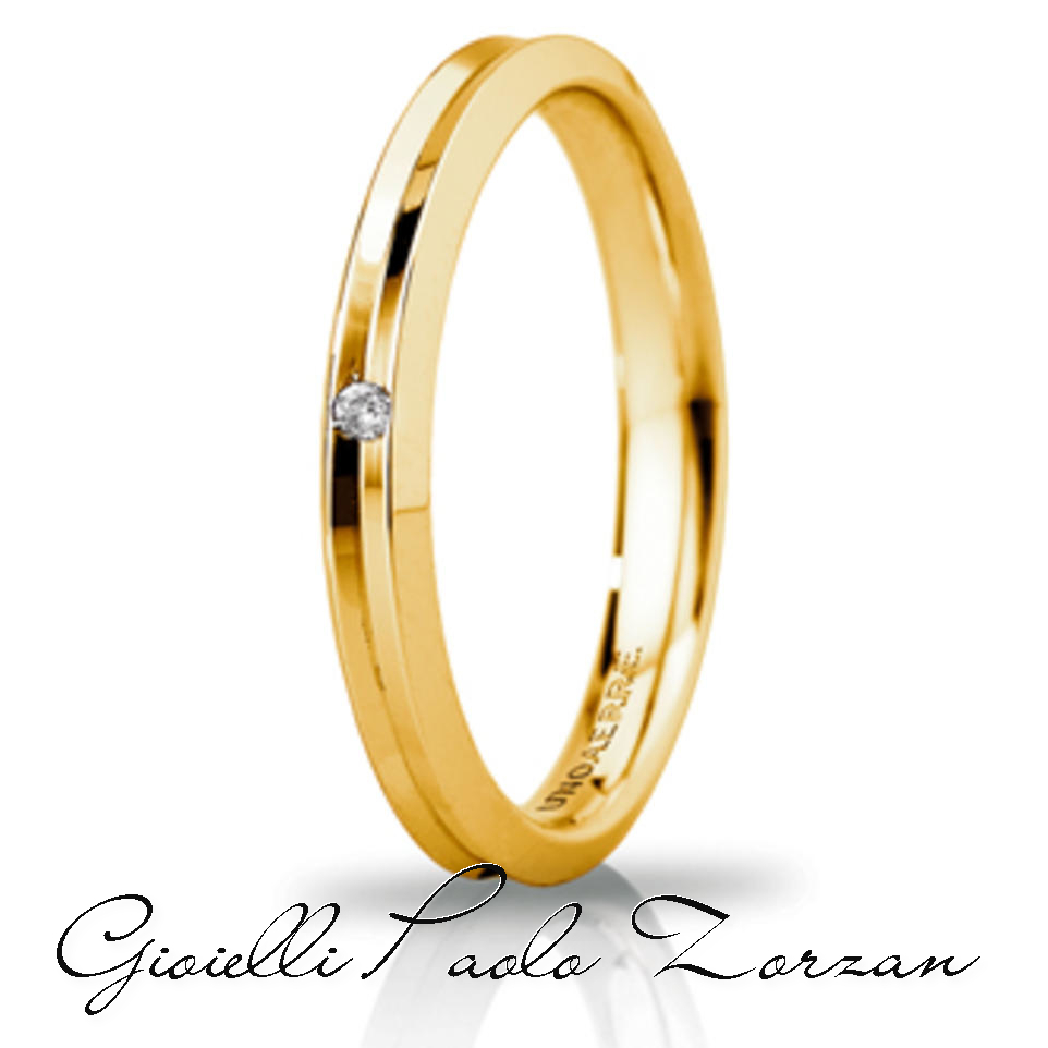 corona slim oro giallo