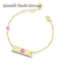 Bracciale le bebè femminuccia in oro giallo 9 kt Ref. PMG013-0