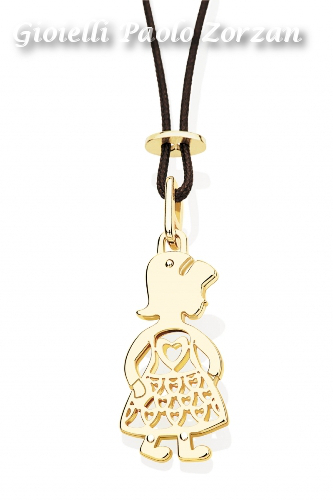 Pendente MySoul Principessa – L’anima dorata di MyJewels in ORO BIANCO 18 kt Ref. MJ04-0