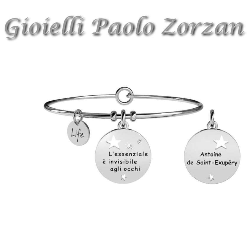 Bracciale Kidult in Acciaio con Frase – Collezione LIFE Philosophy Ref. 231663-0