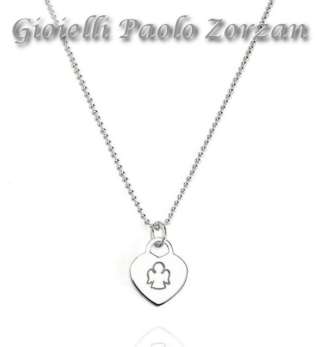 Collana Amen Cuore angelo in argento 925 Ref. CTI2-0