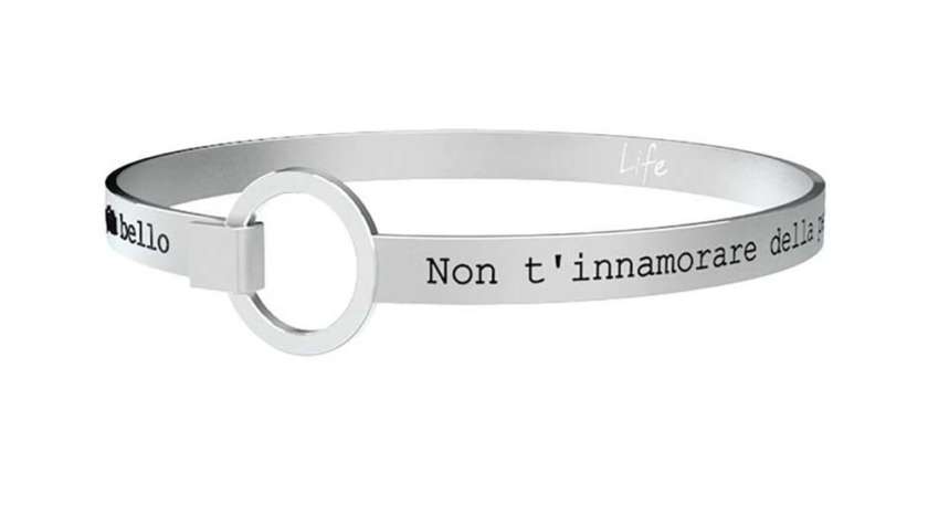 Bracciale Kidult Love Life Collection 231714 "Non t’innamorare della persona più bella del mondo, ma di quella persona che fa il tuo mondo più bello"-0