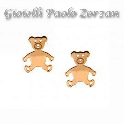 ORECCHINI LE FAVOLE CUORE IN ARGENTO ROSATO REF. OR-7 -0