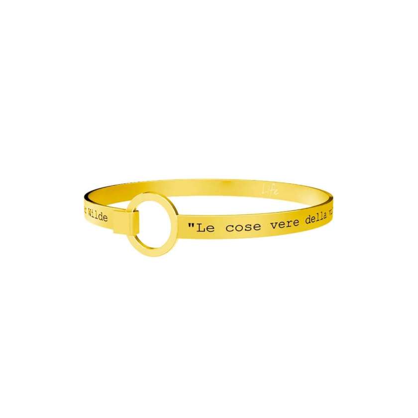 Bracciale Kidult Life Philosophy Le Cose Vere Gold ref. 231693-0