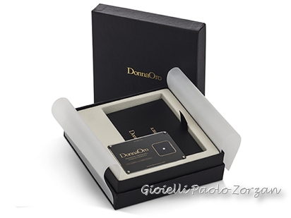 Blister Donna oro con diamante naturale Ct 0.15 ref. 315737-10443