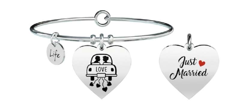 Bracciali kidult nuova collezione 2018 CUORE | JUST MARRIED ref. 731297-0
