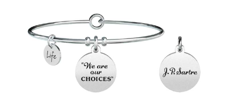 Bracciali kidult nuova collezione 2018 "WE ARE OUR CHOICES" ref. 731301-0