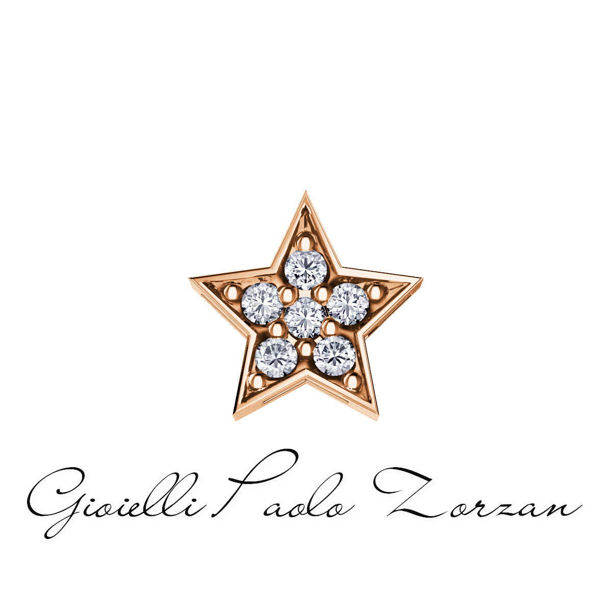 Stella in oro rosa e diamanti Elements DonnaOro Ref. DCHF6550.003