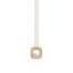 Collana con pendente Annamaria Cammilli in oro rosato e brillante ref. GPE2426J-0