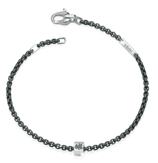 Charm bullone Add bimba in argento con sagoma femminuccia LBU022-12733