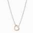 Catena Le bebè LOCK YOUR LOVE con cuore in argento 925 e oro ref. LBBR163-0
