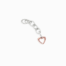 SEGMENTO PER BRACCIALE COMPONIBILE LEBEBE IN ARGENTO E ORO ROSA LBBR160-0