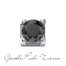 Griffe 0,05 ct in oro bianco e diamante nero Elements DonnaOro Ref. DCHF3303.005  Punti Luce e Pietre