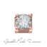 Griffe 0,05 ct in oro rosa e diamante Elements DonnaOro Ref. DCHF3304.005  Punti Luce e Pietre