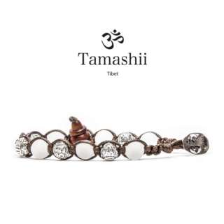 Bracciale Tamashii Ruota Preghiera Agata Bianca. BHS900-14S-0