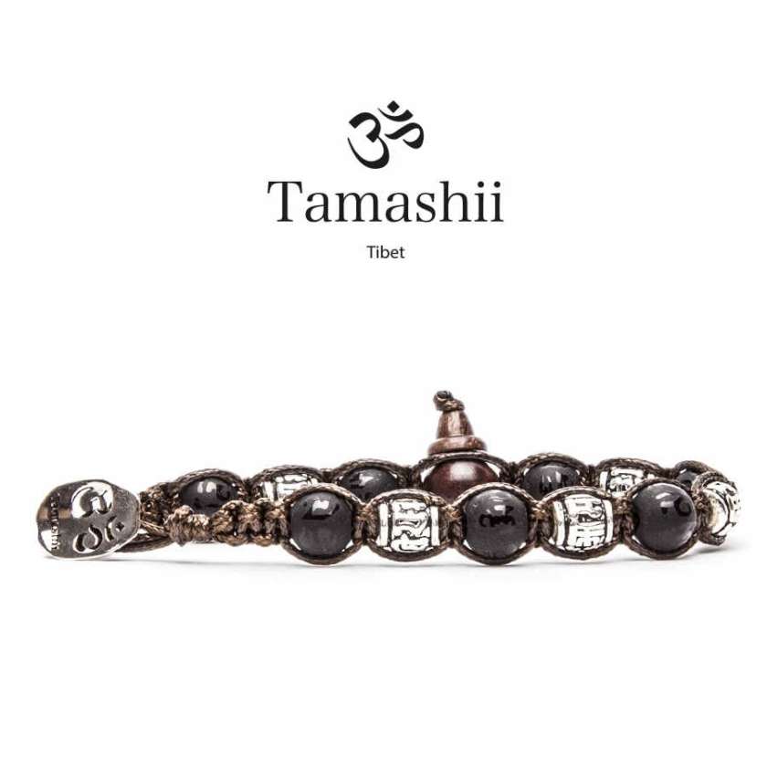 Bracciale Tamashii Ruota Preghiera Onice Opaco BHS900-221S-0