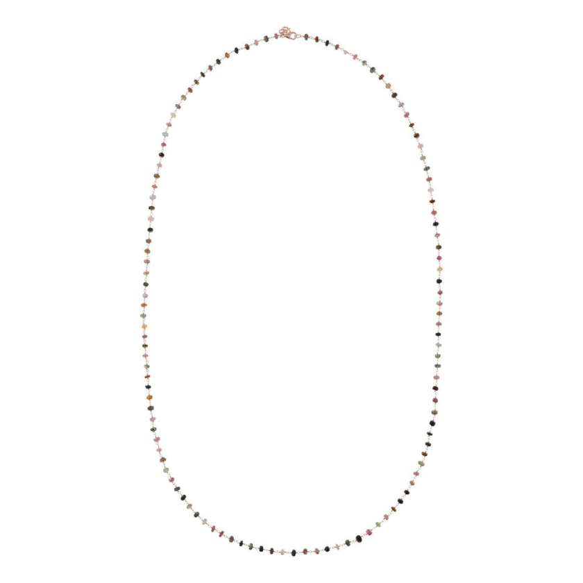 Collana bronzallure con Pietre Naturali Multicolor ref. WSBZ01336-14952