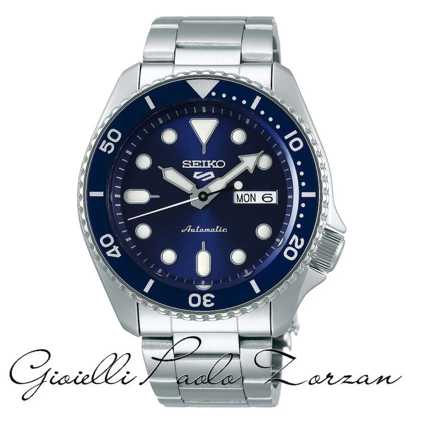 Orologio Seiko 5 Sports ref. SRPD51K1 Sports Style Automatic Quadrante Blu-0