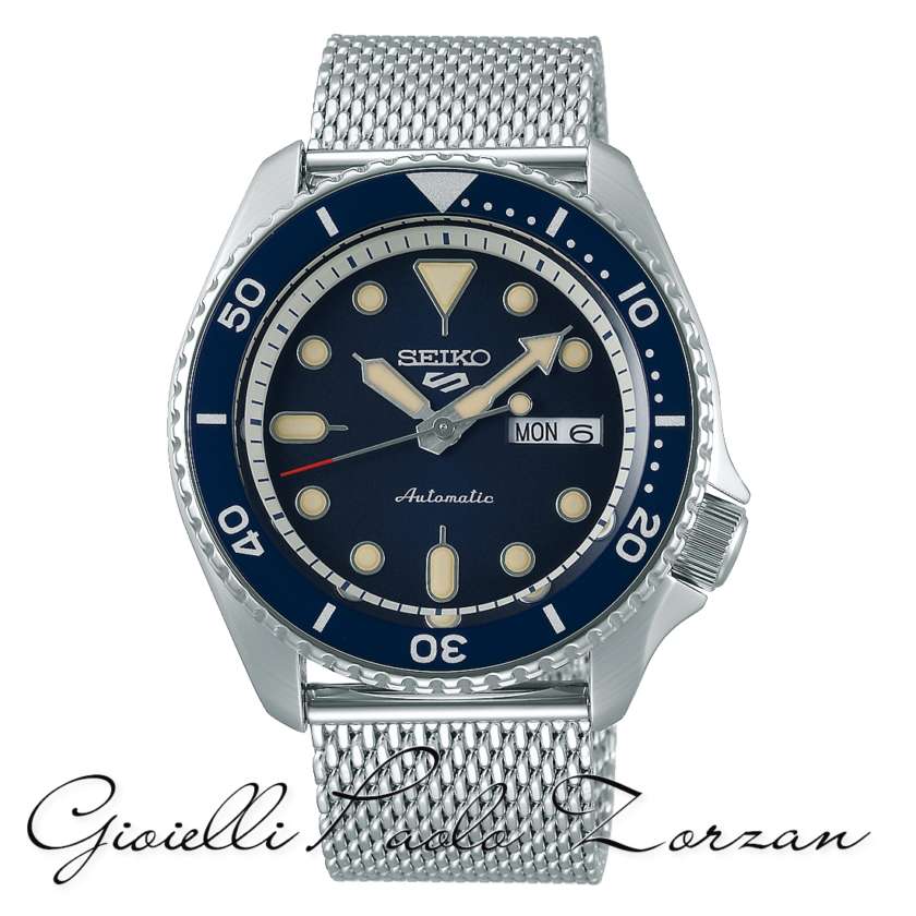 Orologio Seiko 5 Sports ref. SRPD71K1 Suits Style Automatic Quadrante Blu-0