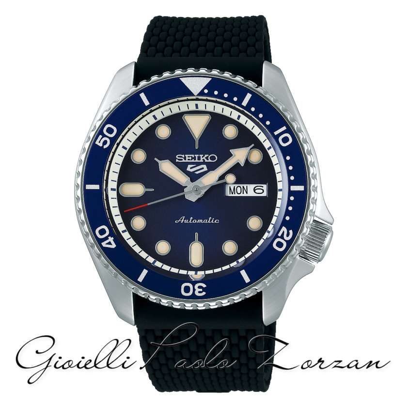 Orologio Seiko 5 Sports ref. SRPD71K2 Suits Style Automatic quadrante Blu-0