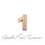 Numero 1 in oro rosa Elements DonnaOro Ref. DCHF3332N1  Numeri e Lettere