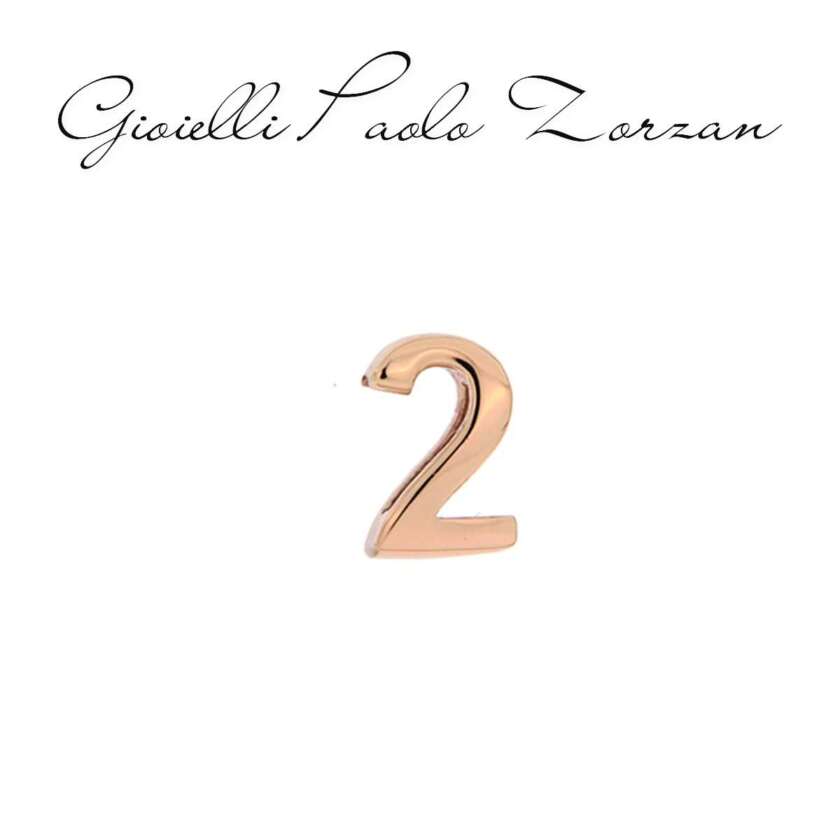 Elemento Numero 2 Rosa Rue Des Mille Per Bracciale Carousel Ref. Xrn2
