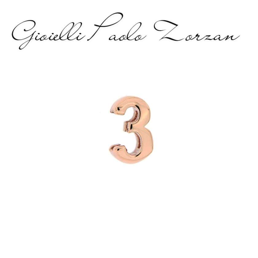 Elemento Numero 3 Rosa Rue Des Mille Per Bracciale Carousel Ref. Xrn3