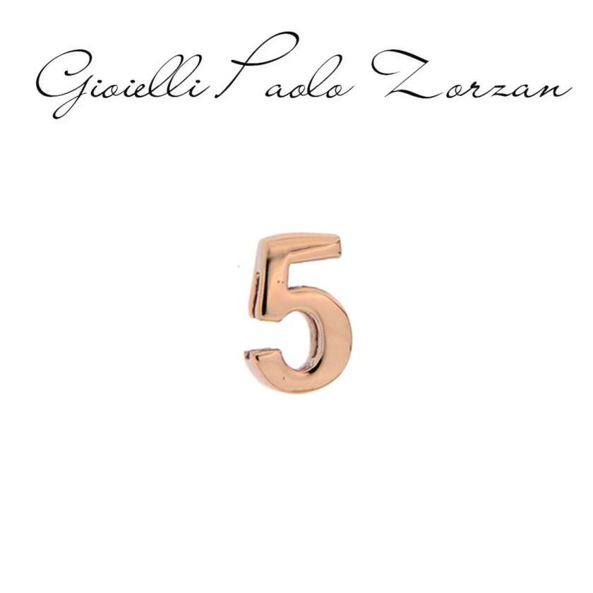 Elemento Numero 5 Rosa Rue Des Mille Per Bracciale Carousel Ref. Xrn5