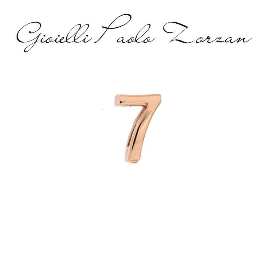 Elemento Numero 7 Rosa Rue Des Mille Per Bracciale Carousel Ref. Xrn7