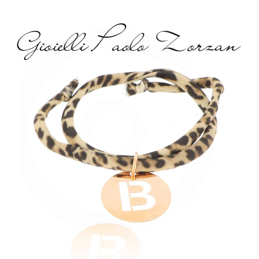 Bracciale Rue Des Mille Con Iniziale Lettera B In Argento Ref. Brtslett-b