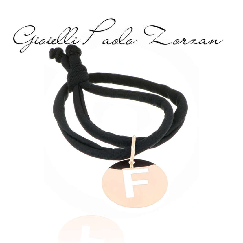 Bracciale Rue Des Mille Con Iniziale Lettera F In Argento Ref. Brtslet-f
