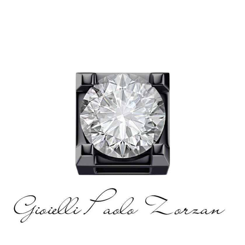 Griffe 0,05 ct in oro brunito e diamante Elements DonnaOro Ref. DCHF3470.005
