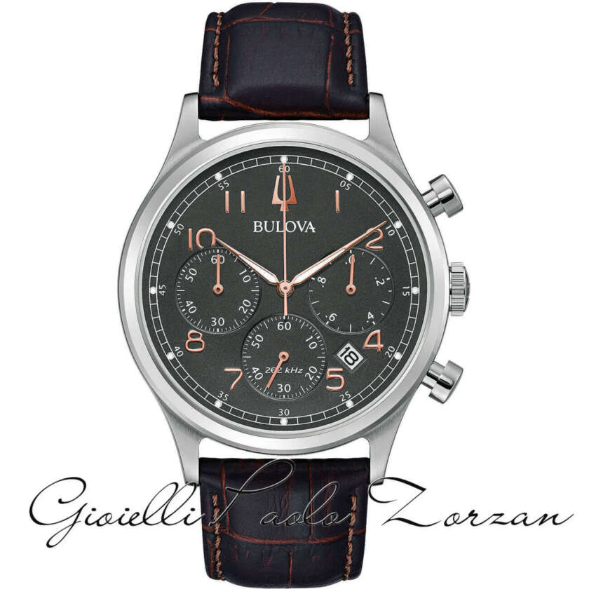 Orologio Uomo Bulova 96B356 Cronografo Classic