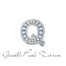 Lettera Q in oro bianco e brillanti Elements DonnaOro Ref. DCHF3319Q.002  Numeri e Lettere