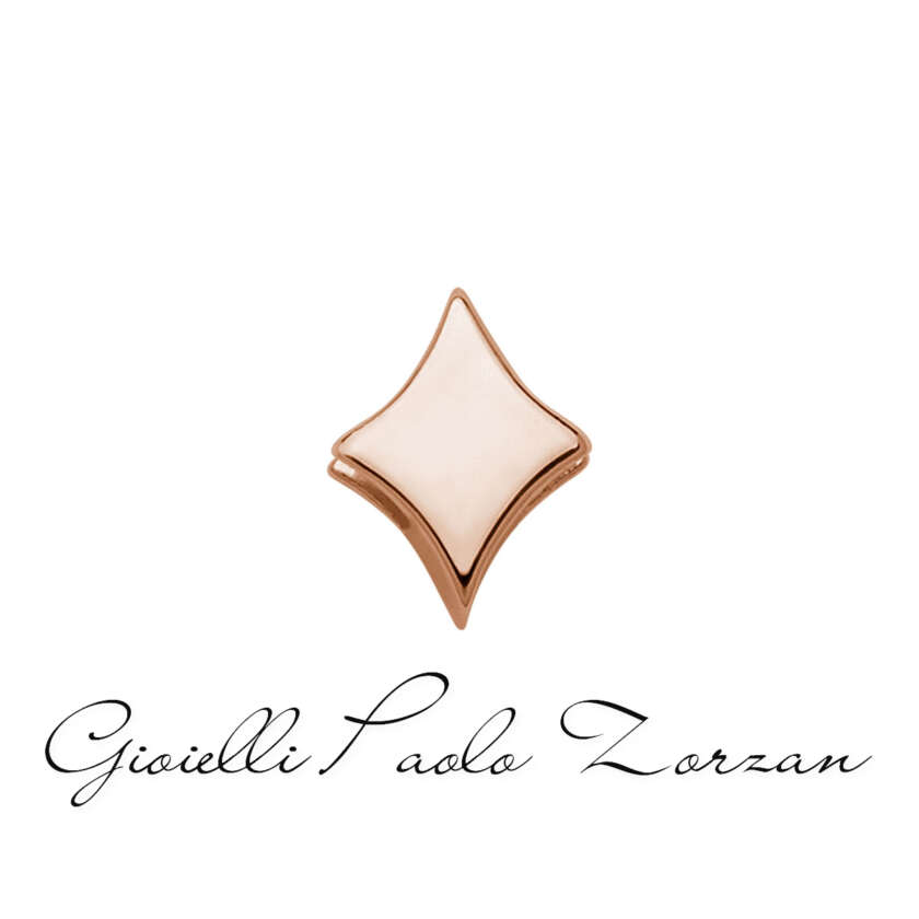 Seme mazzo di carte Quadri in oro rosa Elements DonnaOro Ref. DCHF7864