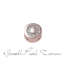 Lettera O tonda in oro rosa e diamanti Elements DonnaOro Ref. DCHF8119O.002  Numeri e Lettere