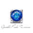 Griffe 0,05 ct in oro bianco e zaffiro Elements DonnaOro Ref. DCHZ7244  Punti Luce e Pietre