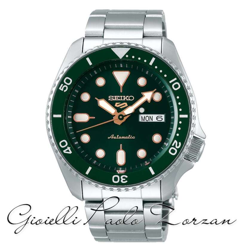 Orologio Seiko 5 Sports ref. SRPD63K1 Automatic Quadrante e Ghiera Verde