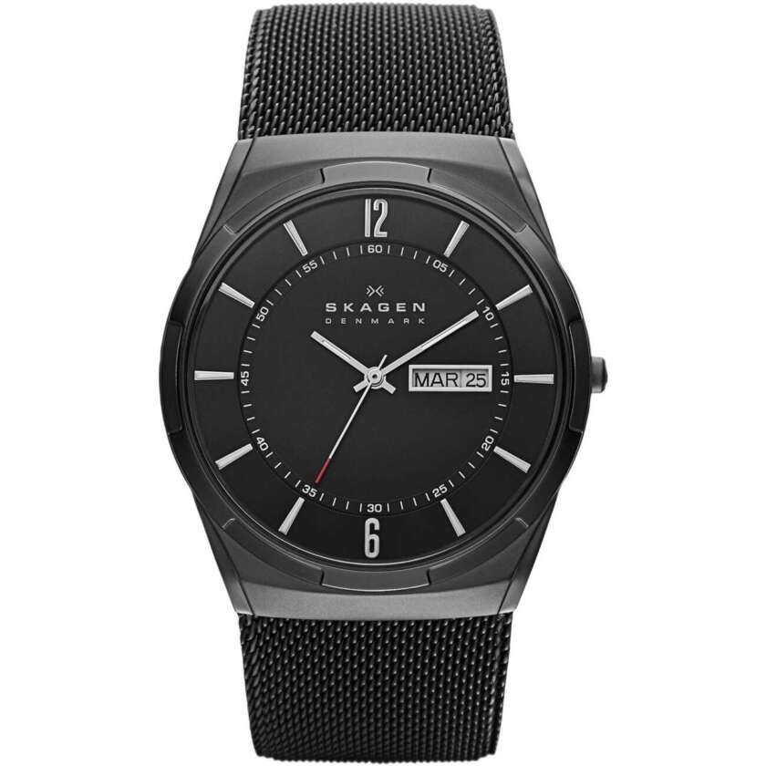 Orologio Skagen Day-Date Melbye in Titanio e Acciaio ref. SKW6006