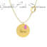Collana con pendente personalizzabile Nanan bimba in oro 9 kt NGLD0028  Gioielli per bambini