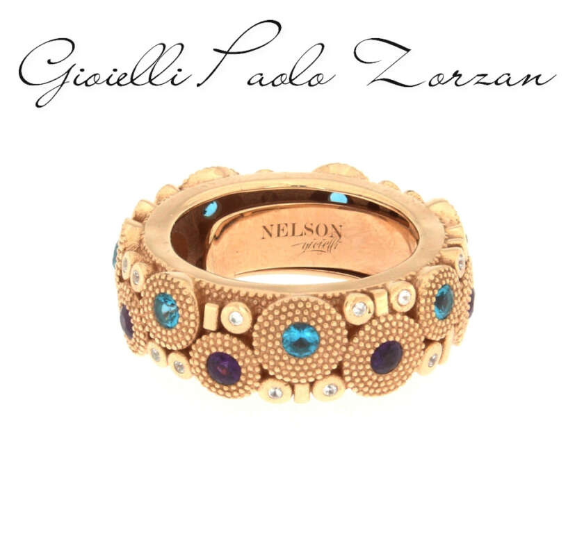 Anello Nelson modello Pietrasanta rose' TV01
