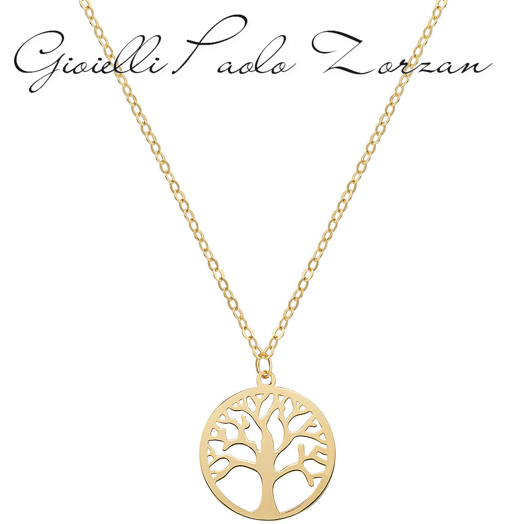 Collana AMEN ORO 9KT con albero della vita AU9CLALG3 Gioielleria