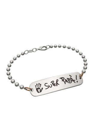 Bracciale Happy Family Rettangolo Grande Bracciale Pallini ref. RE03C-BP  Bracciali