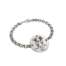 Bracciale Happy Family in Argento Cerchio Medio Centrale ref. CE02C-BR  Bracciali a Maglia