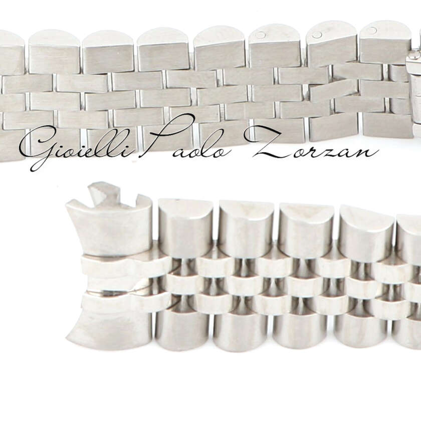 Cinturino Jubilee in Acciaio Maglia Piena ansa 20 mm ref. 200066 - immagine 5