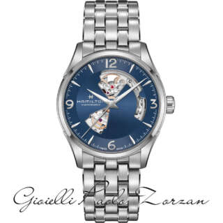 Orologio Uomo Hamilton Jazzmaster Open Heart 42mm ref. H32705141  Orologi Meccanici