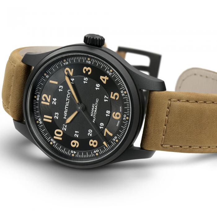 Orologio Uomo Hamilton Khaki Field Titanium 42mm ref. H70665533 - immagine 5