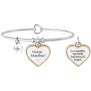 Bracciale kidult LOVE grazie maestra 732001  Bracciali Rigidi